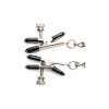 Sensual Pleasures Titty Taunter Nipple Clamps with Weighted Bead - Model TT-2021: Exquisite Black Nipple Clamps for Sensual Nipple Play Pleasure in All Genders - Adult Naughty Store