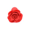 Seductive Pleasures Booty Bloom Silicone Rose Plug - Large Red - Unleash Your Desires - Adult Naughty Store