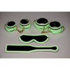 Introducing the ExquisiteLust Luminous Pleasure Set: Kink In the Dark Glowing Bondage Kit - Model X123, Unisex, Sensation Play, Fluorescent Green - Adult Naughty Store