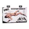 Seductive Pleasure: The Sensual Bed Restraint Bondage Kit Black - Adult Naughty Store