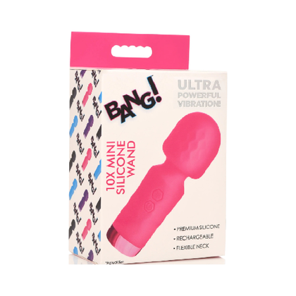 Introducing the LUST. Bang! 10X Mini Silicone Wand - Pink Pleasure Stimulator for All Genders - Adult Naughty Store