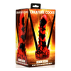 Creature Cocks Demon Rising Scaly Dragon Silicone Dildo - Model DR-01 - Unisex - Anal and Vaginal Pleasure - Red and Black - Adult Naughty Store