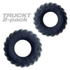 OXBALLS Night Edition Truckt Cockring Set: Versatile Pleasure Enhancer for Him, Model TCS-2, Black - Adult Naughty Store