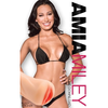 Introducing the Sensational AMIA MILEY - 3D Pussy Stroker for Ultimate Pleasure - Designed for Men - Intense Pleasure in a Sleek Black Design - Adult Naughty Store