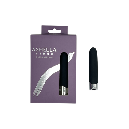 Ashella Vibes Bullet Vibrator - Powerful Pleasure for Intimate Moments - Model AV-500 - Designed for All Genders - Intense Stimulation for Clitoral Bliss - Sensual Rose Gold