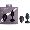 Ashella Vibes Jewel Remote Control Butt Plug Medium - The Sensual Delight for Ultimate Backdoor Pleasure in Midnight Black - Adult Naughty Store