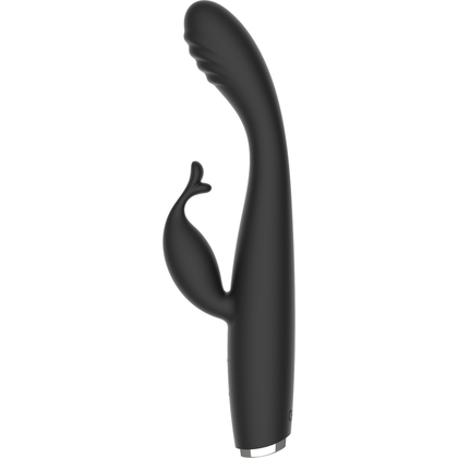 Introducing the Ashella Vibes Slim Clitoral Kiss - a silicone Clitoral Vibrator for Women in Elegant Black