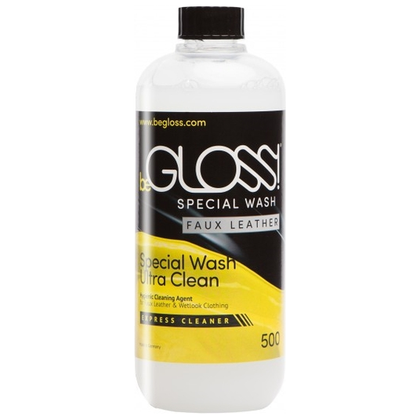 beGLOSS SPECIAL WASH FAUX LEATHER 500ml: The Ultimate Synthetic Leather Care Solution for Long-Lasting Pleasure and Sensual Satisfaction - Adult Naughty Store