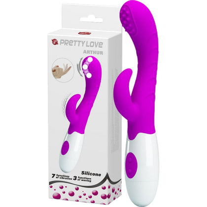 Indulge in Luxurious Pleasure with the Arthur Purple Silicone G-Spot Vibrator (Model Arthur) for Women