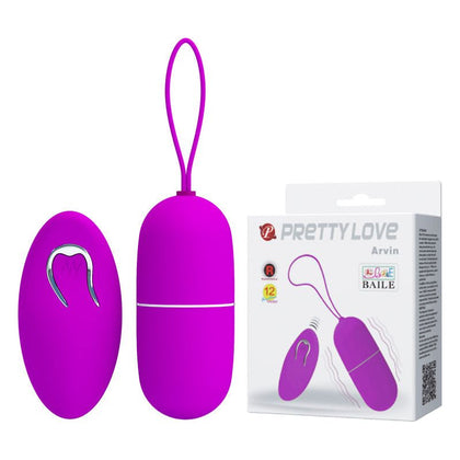 Arvin Vibrating Egg Purple - Powerful Hands-Free Remote Control Pleasure Toy for Women - Adult Naughty Store