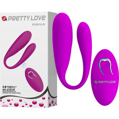 Indulge in Luxurious Pleasure with Aldrich Rechargeable Vibrator - Model Z123, Designed for Women, Stimulates in Purple