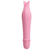 Savour the Exclusive Pleasures with Blissful Pleasures Edward Battery-Powered Pink Dolphin Vibrator Model 137mm for Women - G-Spot Stimulation in Rose Pink - Adult Naughty Store