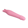 Savour the Exclusive Pleasures with Blissful Pleasures Edward Battery-Powered Pink Dolphin Vibrator Model 137mm for Women - G-Spot Stimulation in Rose Pink - Adult Naughty Store