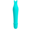 Introducing the Luxe Collection: Rechargeable Dolphin Battery Vibrator 137mm for Women - G-Spot Stimulation - Green by thisBrand - Model 137 🐬