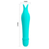 Introducing the Luxe Collection: Rechargeable Dolphin Battery Vibrator 137mm for Women - G-Spot Stimulation - Green by thisBrand - Model 137 🐬