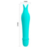 Introducing the Luxe Collection: Rechargeable Dolphin Battery Vibrator 137mm for Women - G-Spot Stimulation - Green by thisBrand - Model 137 🐬 - Adult Naughty Store