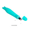 Introducing the Luxe Collection: Rechargeable Dolphin Battery Vibrator 137mm for Women - G-Spot Stimulation - Green by thisBrand - Model 137 🐬