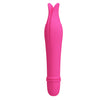 Introducing the Elegance Collection: Edward Dolphin 137mm Battery Vibrator for Women - Purple - Model 137 - G-Spot Pleasure