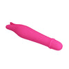 Introducing the Elegance Collection: Edward Dolphin 137mm Battery Vibrator for Women - Purple - Model 137 - G-Spot Pleasure