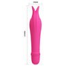 Introducing the Elegance Collection: Edward Dolphin 137mm Battery Vibrator for Women - Purple - Model 137 - G-Spot Pleasure