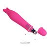 Introducing the Elegance Collection: Edward Dolphin 137mm Battery Vibrator for Women - Purple - Model 137 - G-Spot Pleasure