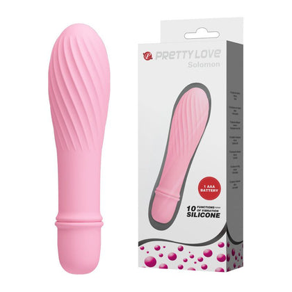 Solomon Battery G-Spot Vibrator Soft Pink 137mm - Intense Pleasure for Women