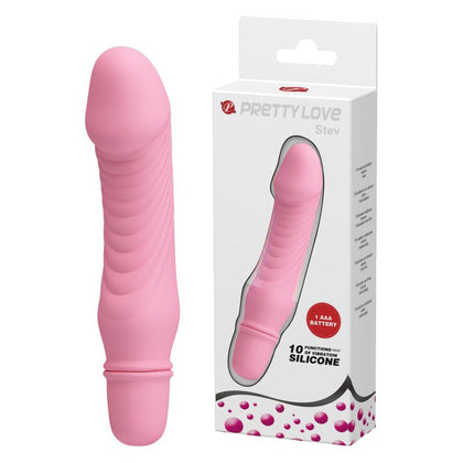 Stev Dolphin Vibrator Soft Pink - Model 133mm - Women's G-Spot Pleasure Toy