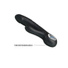 Introducing Luxe Pleasure Devices Selene Model 190 Easy Grip Vibrator for Women - G-Spot and Clitoral Stimulation in Black - Adult Naughty Store