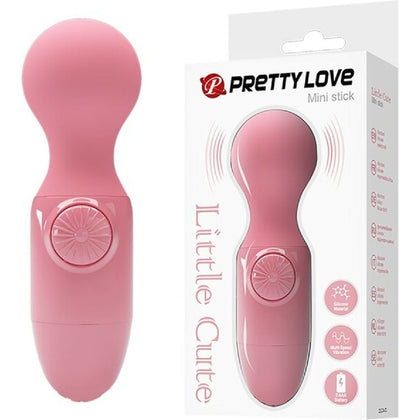 Pretty Love Mini Stick Silicone Vibrator - Model 120MM38 - Unisex Clitoral and G-spot Pleasure Toy - Pink/Purple/Teal