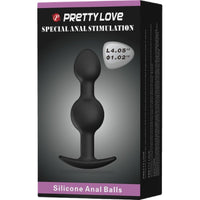 PrettyLove Heavy Balls Silicone Anal Beads 4.05