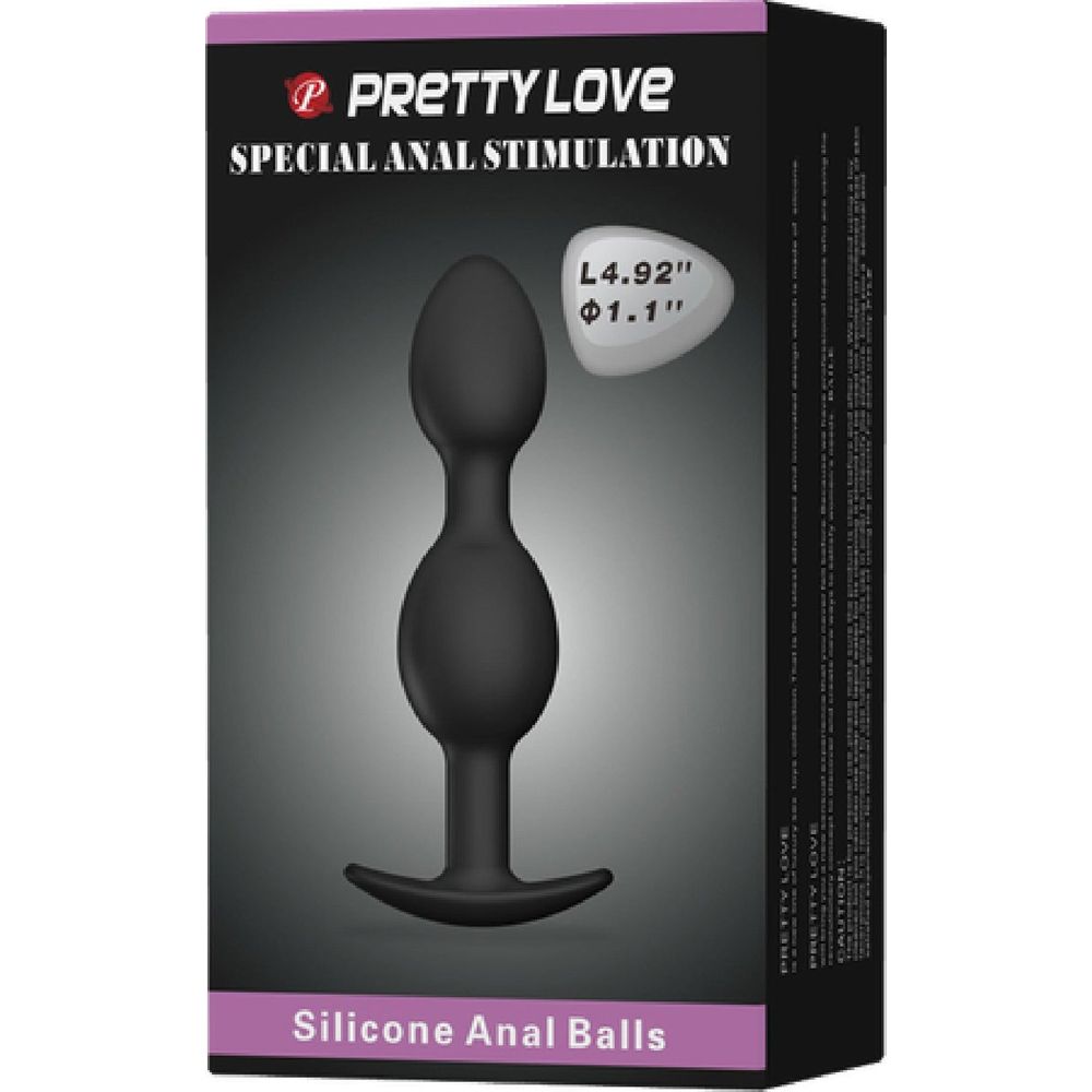 PrettyLove Heavy Balls Silicone Anal Balls 4.92