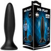 Introducing the SensaSilk Rechargeable Butt Plug - Model RS-12: The Ultimate Pleasure Experience for All Genders, Designed for Anal Stimulation in Luxurious Black - Adult Naughty Store