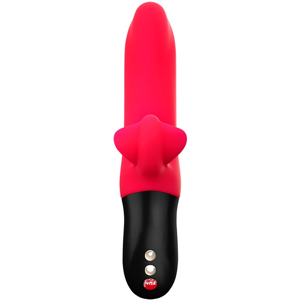 Fun Factory Bi Stronic Fusion Vibrator - Dual Action Thrusting and Vibrating Sex Toy for Women - Intense Pleasure and Sensation - Model BF-5001 - Deep Purple