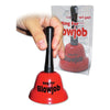 Intimate Pleasures: Red Metal Ring for Blowjob Bell - Model X123, Unisex, Oral Pleasure, Sensual Red - Adult Naughty Store