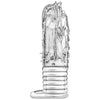 Dragon's Delight: Enter The Dragon Clear Sensation Sleeve for Him - Model DSC-001 - Male Pleasure Enhancer - Transparent - Adult Naughty Store