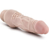 Blush Novelties Dr. Skin Cock Vibe 4 8in Vibrating Cock - Beige: The Ultimate Pleasure Partner - Adult Naughty Store