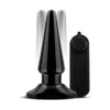 Anal Adventures Basic Vibrating Anal Pleaser with Remote - Model AVAP-01 - Unisex Anal Pleasure - Black - Adult Naughty Store