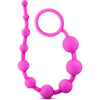 Blush Novelties Luxe Silicone 10 Beads Pink - Premium Anal Pleasure Enhancer for All Genders - Model LS10B - Captivating Pink Color - Adult Naughty Store