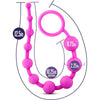 Blush Novelties Luxe Silicone 10 Beads Pink - Premium Anal Pleasure Enhancer for All Genders - Model LS10B - Captivating Pink Color - Adult Naughty Store