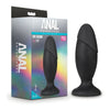 Introducing the Anal Adventures Sensual Pleasures Platinum Silicone Rocket Plug - Model AP-6.5: The Ultimate Sultry Black Anal Pleasure for All Genders!