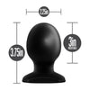 Anal Adventures Sensual Pleasure Orb Plug - Model AO-2021: Unleash Your Desires with the Captivating Black Sensation - Adult Naughty Store