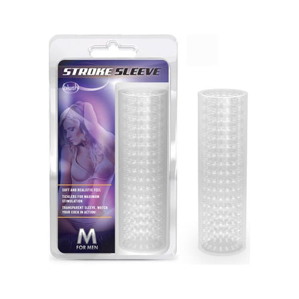 M For Men Stroke Sleeve Clear: The Ultimate Male Pleasure Enhancer for Intense Stimulation and Sensational Ecstasy