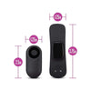Temptasia T32 Panty Vibe with Remote Control - Intimate Clitoral Stimulation - Black