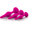 Luxe Beginner Plug Kit Pink - Premium Silicone Anal Pleasure Set for All Genders