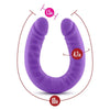 Ruse Silicone Slim 18in Purple Double Dong: The Ultimate Pleasure Enhancer for Intense Dual Stimulation and G-Spot Play