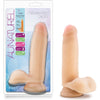 Introducing the Sensa Pleasure 7in Sensa Feel Dildo - Model SP7-BG - Unleash Sensual Bliss in Beige - Adult Naughty Store