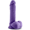 Au Naturel Bold Pleasure: Hero 8in Dildo - Model BPH-8 - For Him - Girthy Delight - Sensual Purple - Adult Naughty Store