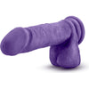 Au Naturel Bold Pleasure: Hero 8in Dildo - Model BPH-8 - For Him - Girthy Delight - Sensual Purple - Adult Naughty Store