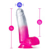 B Yours Sugar Magnolia 7in Dildo - Premium Fuchsia Pleasure Toy for Women - Adult Naughty Store