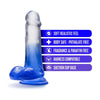 B Yours Morning Dew 6in Dildo Stella Blue - A Sensual Delight for Intimate Bliss - Adult Naughty Store